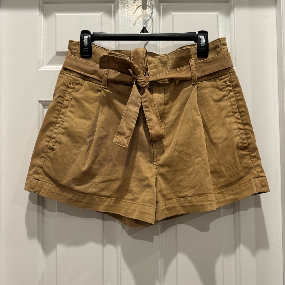 DL1961 Camile paperbag Short Women's Tan High-Waisted in Dijon size 29 - Picture 7 of 11